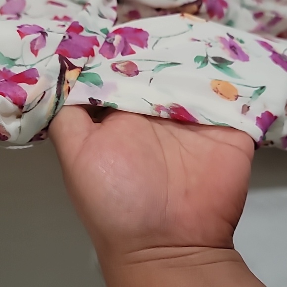 Danny & Nicole fully lined jumpsuit floral print Wide Leg - Picture 4 of 9